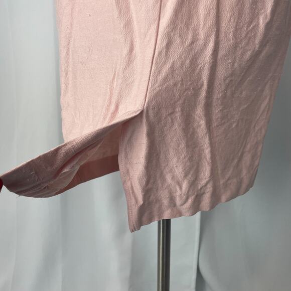 Vintage Pencil Skirt Size 10 Pink Pastel Minimal Retro Preppy Feminine Coqutte - Picture 8 of 13